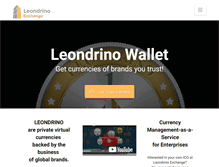 Tablet Screenshot of leondrino.com